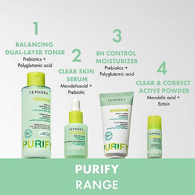 CLEAR & PURIFY - Balancing Dual-Layer Toner with Prebiotics + Polyglutamic Acid
