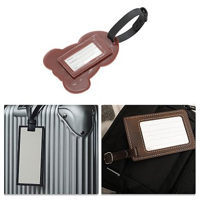 1 Pc Sitting Sloth Luggage Tag for Travelling Light Brown