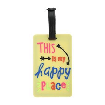 1 pc Reusable Luggage Tag for Travelling Yellow