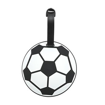 1 pc Football Luggage Tag for Travelling Black White