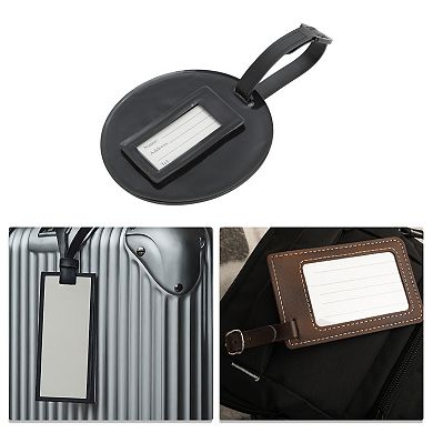 1 Pc Football Luggage Tag for Travelling Black White