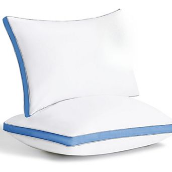 Pillows Standard Size Set of 2, Soft Supportive 3D Down Alternative Bed Pillow 2 Pack,18x26