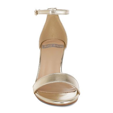 Rag & Co Volora Women's Wedge Ankle Strap Sandals