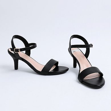 Rag & Co Tomari Women's Open Back Sandal Heels