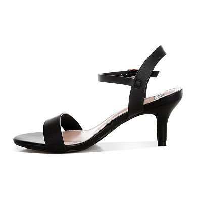 Rag & Co Tomari Women's Open Back Sandal Heels