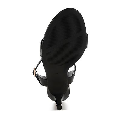 Rag & Co Tomari Women's Open Back Sandal Heels