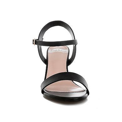 Rag & Co Tomari Women's Open Back Sandal Heels