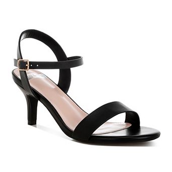 Rag & Co Tomari Women's Open Back Sandal Heels