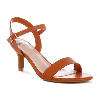 Rag & Co Tomari Women's Open Back Sandal Heels