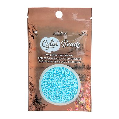 Cylin Bead 11/0 Glass Cylindrical Matte Macaron Seed Beads 25g Bag