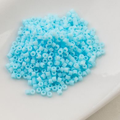 Cylin Bead 11/0 Glass Cylindrical Matte Macaron Seed Beads 25g Bag