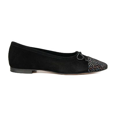 Amelie Cap-Toe Leather Ballet Flat (Women)