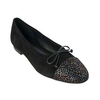 Amelie Cap-Toe Leather Ballet Flat (Women)