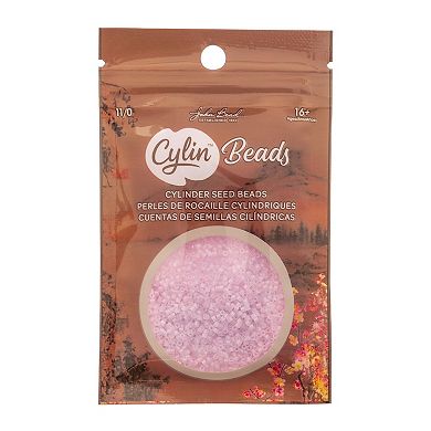 Cylin Bead 11/0 Glass Cylindrical Matte Macaron with AB Coating Seed Beads 25g Bag