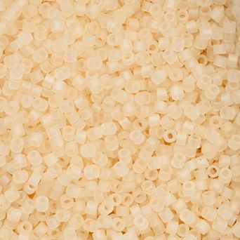 Cylin Bead 11/0 Glass Cylindrical Matte Macaron with AB Coating Seed Beads 25g Bag