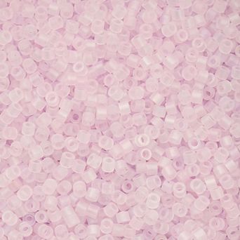 Cylin Bead 11/0 Glass Cylindrical Matte Macaron with AB Coating Seed Beads 25g Bag