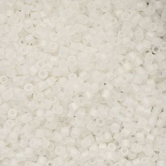 Cylin Bead 11/0 Glass Cylindrical Matte Macaron with AB Coating Seed Beads 25g Bag