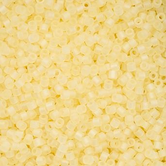 Cylin Bead 11/0 Glass Cylindrical Matte Macaron with AB Coating Seed Beads 25g Bag