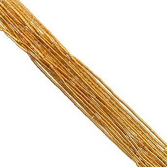 Cylin Bead 11/0 Glass Cylindrical Opaque Finish Seed Beads 23g Hank