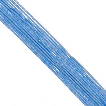 Cylin Bead 11/0 Glass Cylindrical Opaque Finish Seed Beads 23g Hank