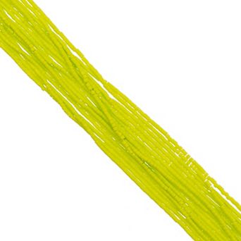 Cylin Bead 11/0 Glass Cylindrical Opaque Finish Seed Beads 23g Hank