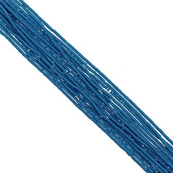Cylin Bead 11/0 Glass Cylindrical Opaque Finish Seed Beads 23g Hank