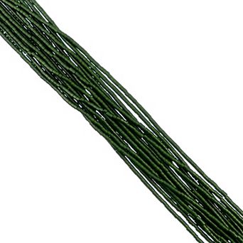 Cylin Bead 11/0 Glass Cylindrical Opaque Finish Seed Beads 23g Hank