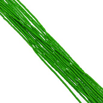 Cylin Bead 11/0 Glass Cylindrical Opaque Finish Seed Beads 23g Hank