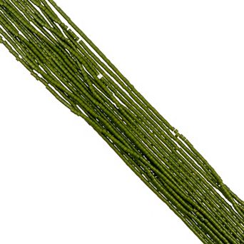 Cylin Bead 11/0 Glass Cylindrical Opaque Finish Seed Beads 23g Hank