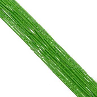Cylin Bead 11/0 Glass Cylindrical Opaque Finish Seed Beads 23g Hank