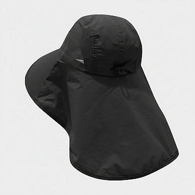 Wide Brim Sun Hat with Neck Flap UV Protection Lightweight Breathable Outdoor Hat