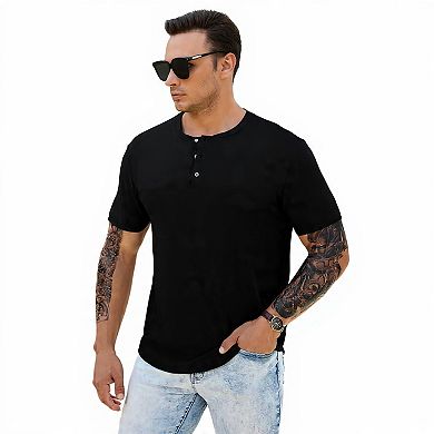 Crewneck Muscle Fit Gym Shirt for Men