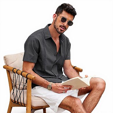 Men's Short Sleeve Beach Shirt