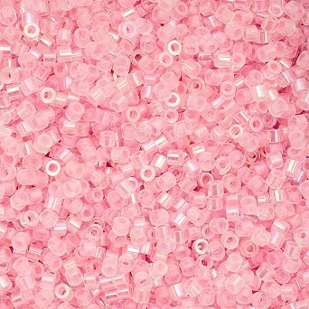 Cylin Bead 11/0 Glass Cylindrical Glow in Dark with AB Coating Seed Beads 25g Bag
