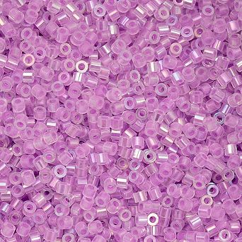 Cylin Bead 11/0 Glass Cylindrical Glow in Dark with AB Coating Seed Beads 25g Bag