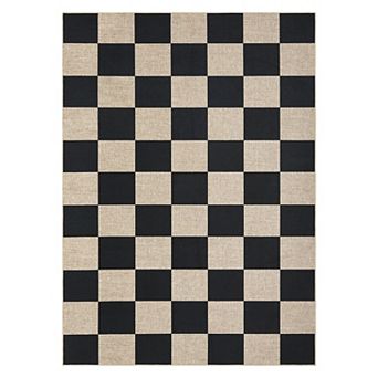 Contemporary Area Rug Machine Washable Low Pile Pet Friendly Ultra Thin Carpet for Kid's Room