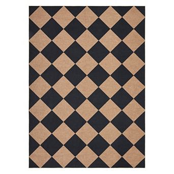Modern Diamond Area Rug Machine Washable Vacuum Clean Ultra Thin Stain Resistant Carpet for Bedroom
