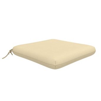 Covers&All Sunbrella 18"x 18" Outdoor Dining Chair Cushion, Set of 1, High-Density 3" Foam Cushion