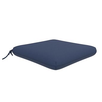 Covers&All Sunbrella 18"x 18" Outdoor Dining Chair Cushion, Set of 1, High-Density 3" Foam Cushion