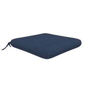 Covers&All Sunbrella 18"x 18" Outdoor Dining Chair Cushion, Set of 1, High-Density 3" Foam Cushion