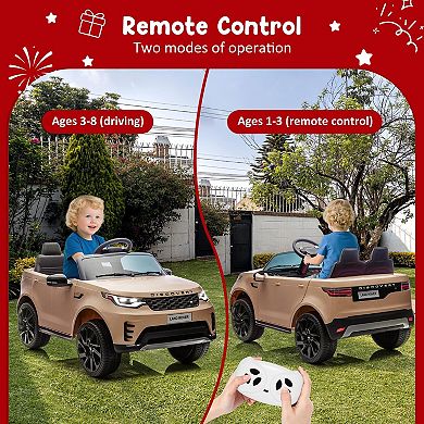12V Licensed Land Rover Velar Kids Ride-On Car with 2.4G Remote Control ...