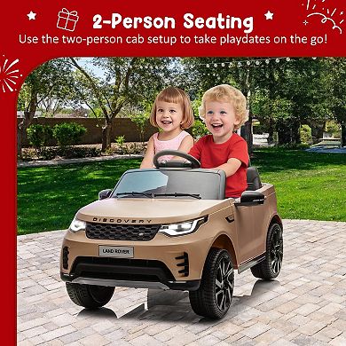 12V Licensed Land Rover Velar Kids Ride-On Car with 2.4G Remote Control ...