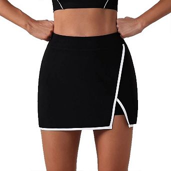 Women's High-Waisted Yoga Skirt Short with Pockets Breathable Running Tennis Skort
