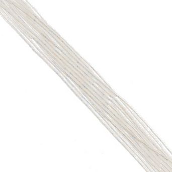 Cylin Bead 11/0 Glass Cylindrical Transparent Seed Beads 23g Hank