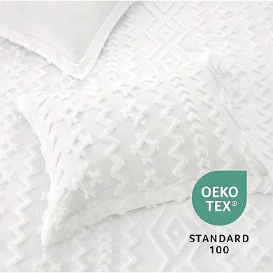 Boho Tufted Comforter Set Soft Hollow Fiber All Season Easy Care