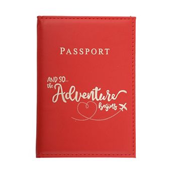 1 pc Letters Design Travel Passport Holder for Secure Organization