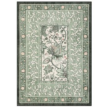Vintage Area Rug Machine Washable Non Slip Non Shedding Stain Resistant Carpet for Bedroom Kitchen