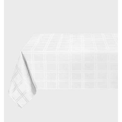 Kate Aurora Plaid and Tartan Stain Resistant and Spill-Proof Fabric Tablecloth