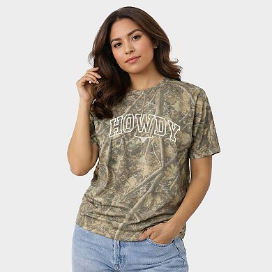 Embroidered Howdy Bull Varsity - Women's Heavyweight Crew