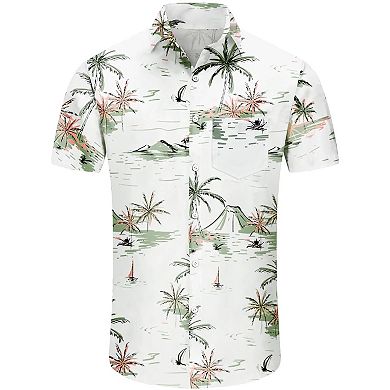 Short Sleeve Hawaiian Floral Shirt